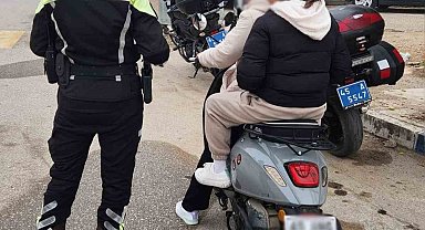 Manisa'da kurallara uymayan motosiklet sürücülerine ceza yağdı