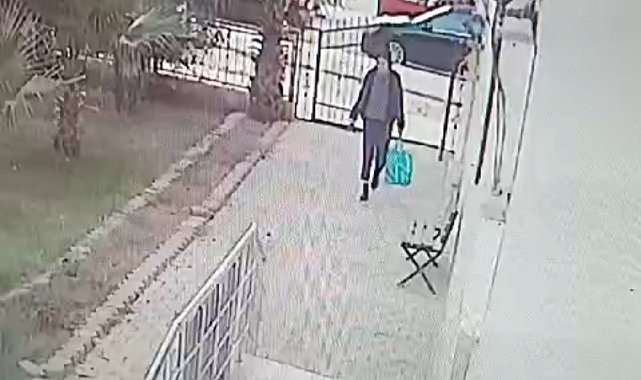 Mardin'de ayakkabı hırsızlığı güvenlik kamerasına yansıdı
