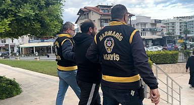 Marmaris'te 9 ayrı dolandırıcılık suçundan aranan şahıs yakalandı