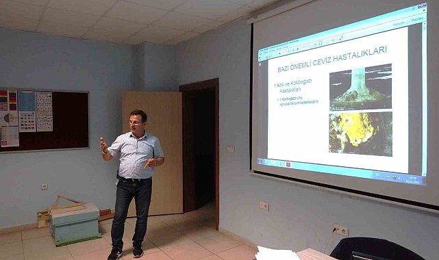 Melikgazi, ilçede kaliteli ceviz yetiştiriciliği için eğitim veriyor