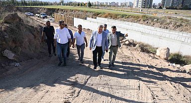 Melikgazi'den trafik yoğunluğuna 3 kilometrelik yeni alternatif yol