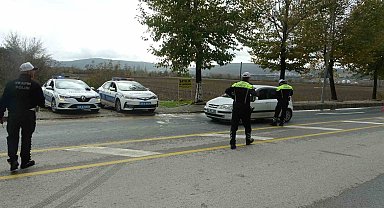 Menteşe'de kazaları önlemek amacıyla radar uygulaması yapıldı