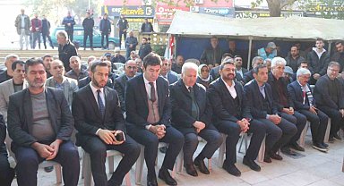 Mersin'de Filistin'e destek için yöresel pazar açılışı yapıldı
