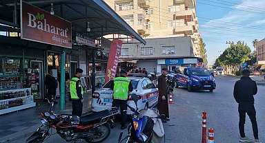 Mersin'de jandarma ekiplerince motosiklet sürücüleri denetlendi
