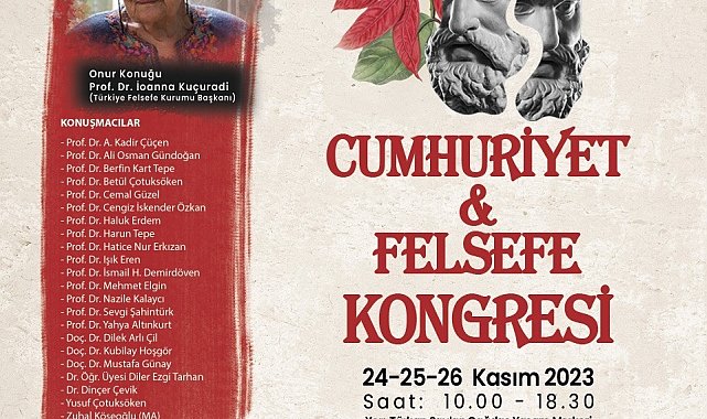 Muğla Büyükşehir Cumhuriyet ve Felsefe kongresi düzenliyor