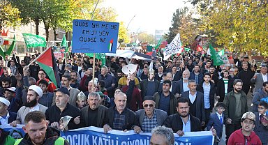 Muş'ta 'Büyük Gazze Yürüyüşü'