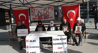Muş'ta ailelerin eylemi devam ediyor