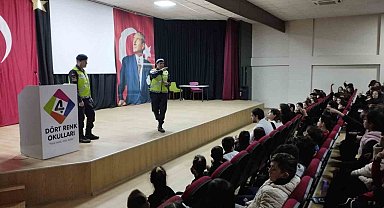 Nazilli'de öğrencilere trafik eğitimi