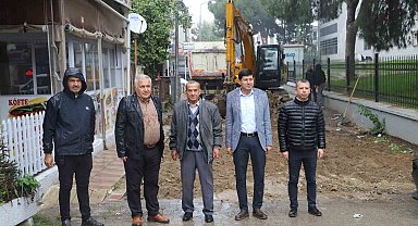 Nazilli'de yol çalışmaları aralıksız sürüyor