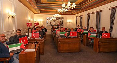 Nevşehir Belediye Meclisi İsrail'i kınadı