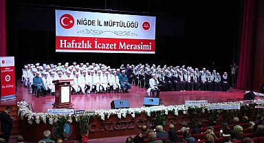 Niğde'de 151 öğrenciye hafızlık icazeti verildi