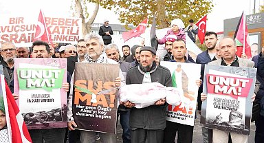 Niğde'de Filistin'e destek yürüyüşü yapıldı