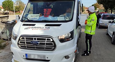 Öğrenci servislerinin denetimim devam ediyor