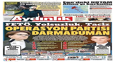Operasyon partisi darmaduman - 25 Kasım 2023 gazete manşetleri - Resim 1