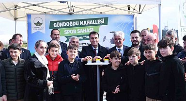 Osmangazi Gündoğdu Mahallesi spor sahasının temelleri atıldı