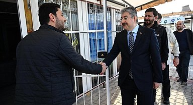 Osmaniye'de depremzede esnaf için kurulan 104 konteynerlik çarşı tamamlandı