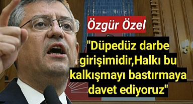 Özgür Özel'den gece yarısı olağanüstü toplantı! Yargıtay'ın suç duyurusuyla ilgili açıklama: 'Düpedüz bir darbe girişimi, halkı bu kalkışmayı bastırmaya davet ediyoruz'