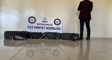 Park halindeki araçların lastiklerini jantlarıyla beraber çalan şahıs yakalandı