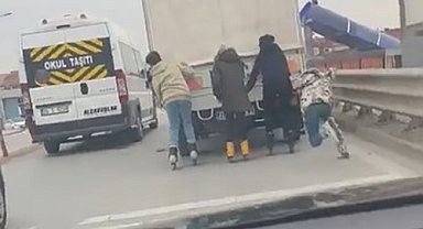 Patenli çocukların tehlikeli yolculuğu az kalsın faciayla son buluyordu