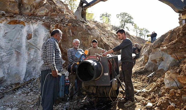 Pozantı Yağlıtaş Göleti sulamasında çalışmalar devam ediyor