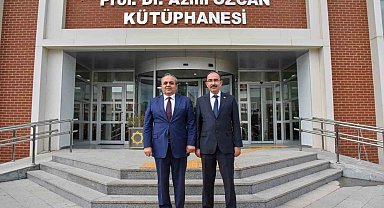 Prof. Dr. Azmi Özcan'ın adı kütüphaneye verildi