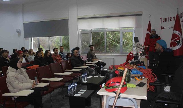 "Dağların Oğlu" üniversite öğrencilerine doğada yaşamı anlattı