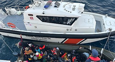 Radarla tespit edilen 40 düzensiz göçmen yakalandı