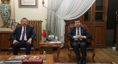Rektör Kırışık, ASBÜ Rektörü Arıcan ile görüştü