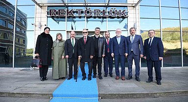 Rektörler Düzce'de buluştu