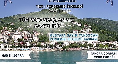 Sakin Şehir Perşembe'de hamsi festivali yapılacak