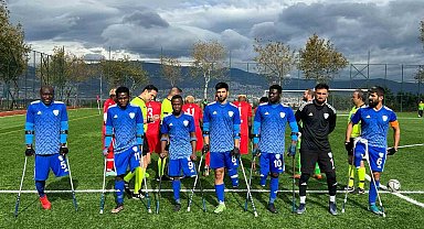 Şampiyon Şahinbey Ampute lige galibiyetle başladı