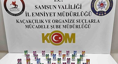 Samsun'da gümrük kaçağı elektronik sigara ele geçirildi