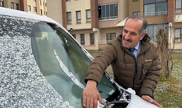 Sarıkamış'ta kar yağışı etkili oldu