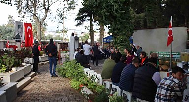 Şehit Kaymakam Saim Bey kabri başında anıldı