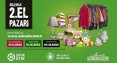 Selçuklu'ya 2. el pazarı geliyor