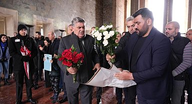 Serdal Adalı, Anıtkabir'i ziyaret etti
