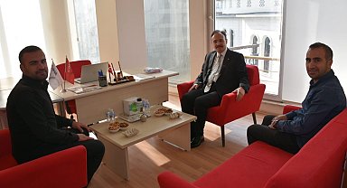 Siirt Valisi Dr. Kızılkaya İHA'yı ziyaret etti