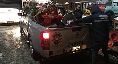 Siirt'te kaldırım işgallerine karşı tedbirler alınmaya devam ediyor