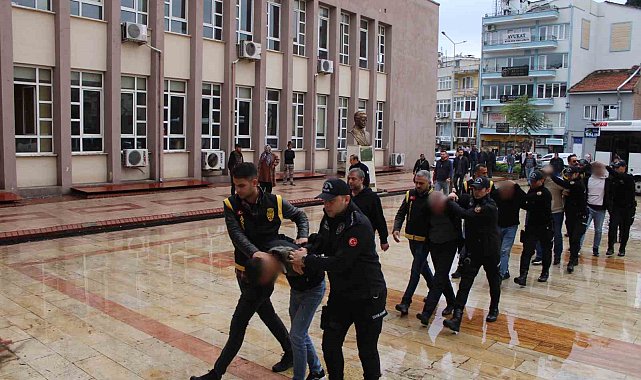 Silahlı saldırı olayında 5 şüpheli adliyeye sevk edildi