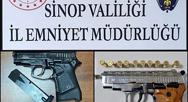 Sinop'ta magandalara suçüstü: 2 gözaltı