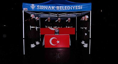 Şırnak'ta Şehit Piyade Üsteğmen Abdullah Köse için cenaze töreni düzenlendi