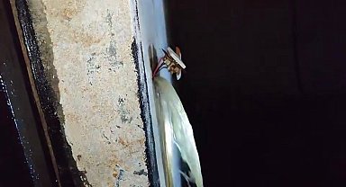 Siverek'te evleri su bastı, elektrik prizlerinden su fışkırdı