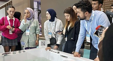 SUBÜ'lü öğrenciler teknik gezi için Unicera Fuarı'ndaydılar