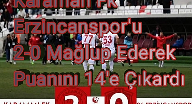 TEMSİLCİMİZ KARAMAN FK EVİNDE GALİBİYETİNİ ALDI.