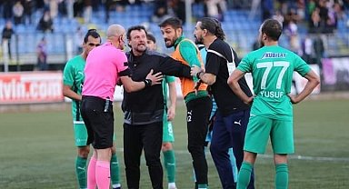 TFF 3. Lig maçında hakem golü verip sonra iptal edince ortalık karıştı