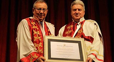 Trakya Üniversitesi'nden eski Makedonya Cumhurbaşkanı İvanov'a "fahri doktora" ünvanı
