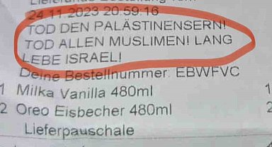 Türk pizzacıya ırkçı mesajla sipariş
