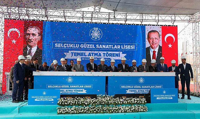 Türkiye'nin en kapsamlı ve modern Güzel Sanatlar Lisesi'nin temeli atıldı