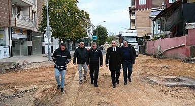 Tutuk, altyapı ve asfaltlama çalışmalarını yerinde inceledi