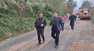 Ulubey'de yollara sıcak asfalt konforu